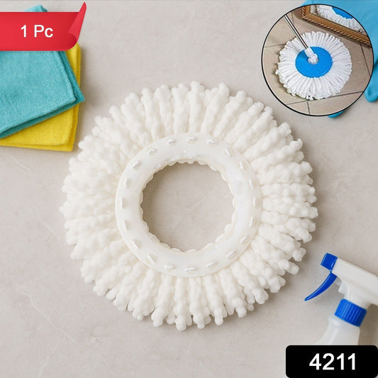 360Β° rotating microfiber mop head cleaning floors