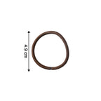 Soft Elastic Hair Bands For Women  Girls 40 Pc Mix Color