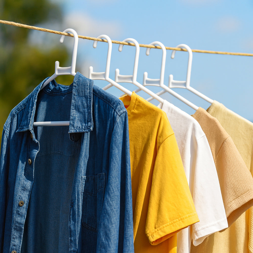 Plastic Clothes Hangers  Set Of 6