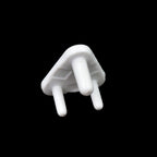 Pack of 100 Velva Baby safety socket covers for childproofing home.