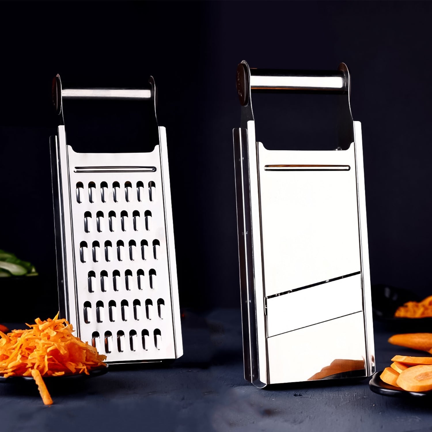 Apex 2-in-1 vegetable slicer made of durable stainless steel