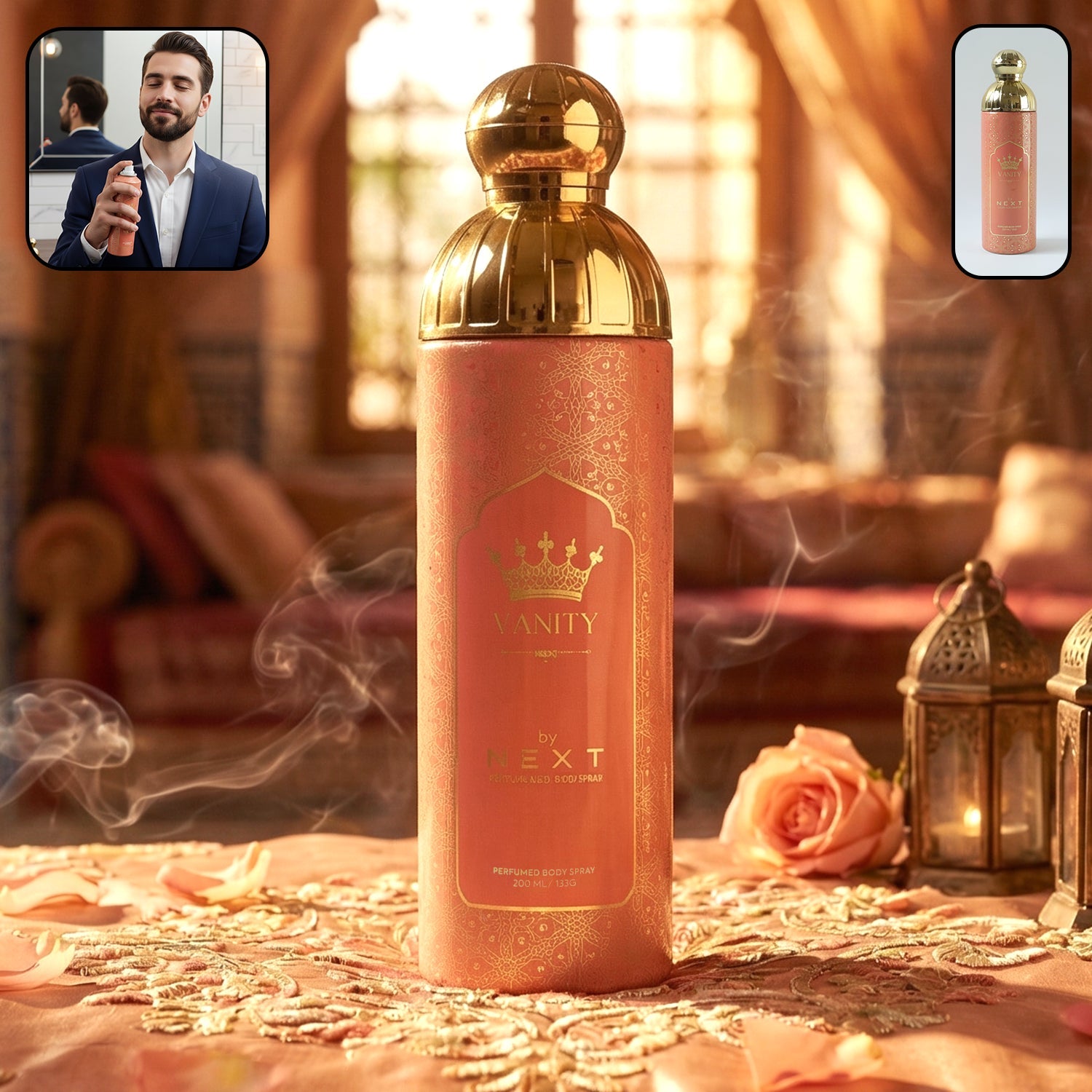 Next Vanity perfume body spray in elegant bottle