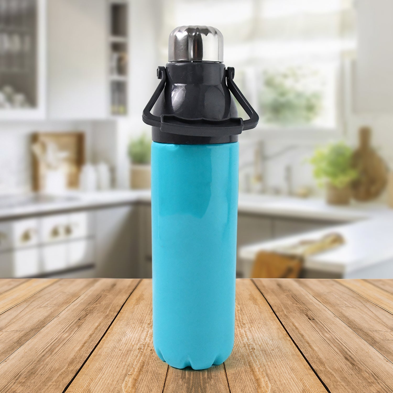 Plastic sports bottle insulated 1100Ml in assorted colors with handle