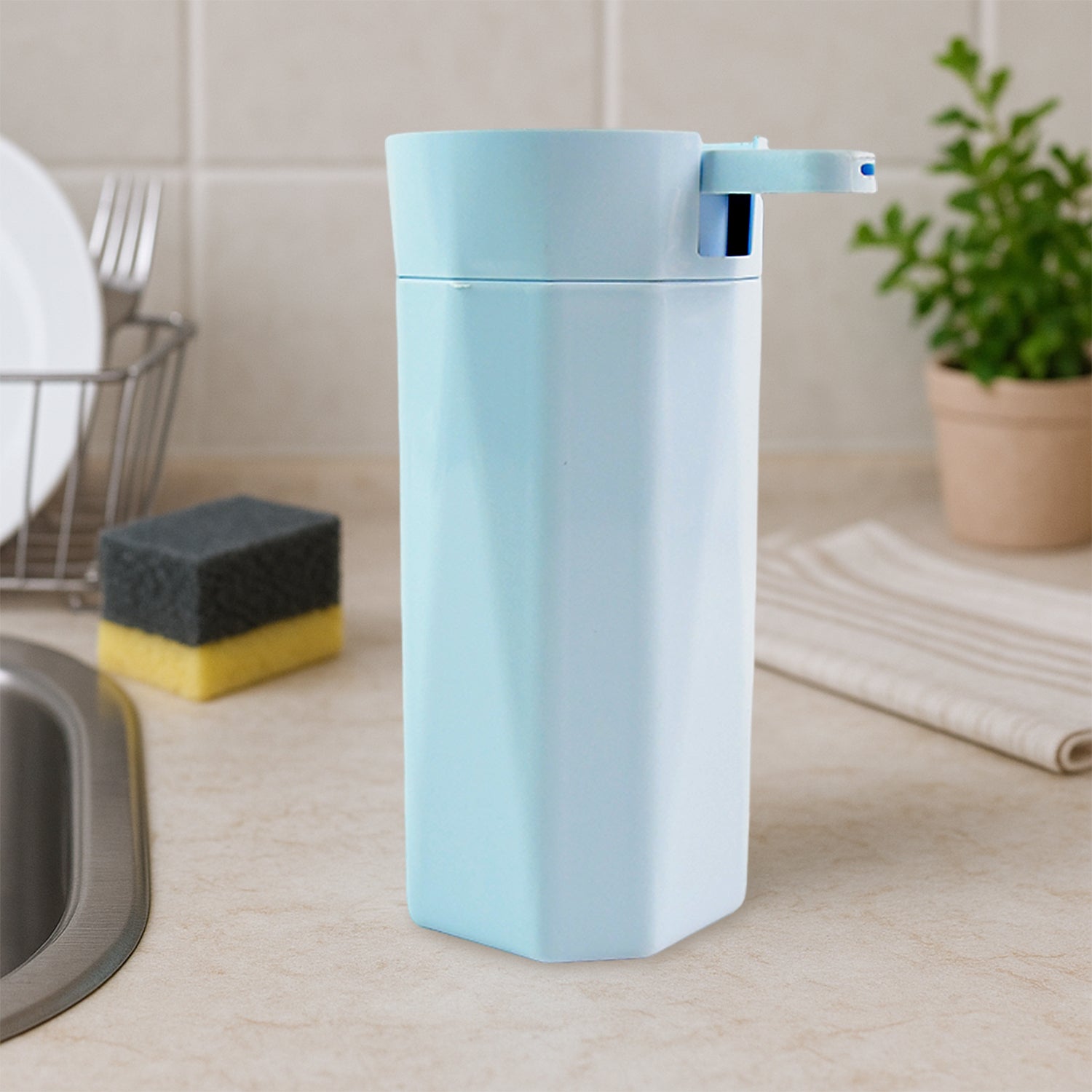 Close-up of Soap Dispenser 300ml showing push mechanism for hygienic use