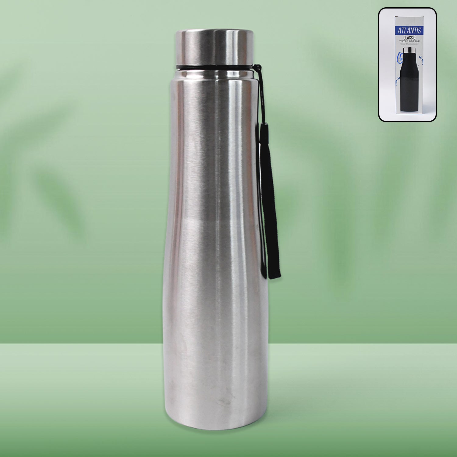 Vacuum-insulated stainless steel water bottle 1000 ML with AquaLock technology
