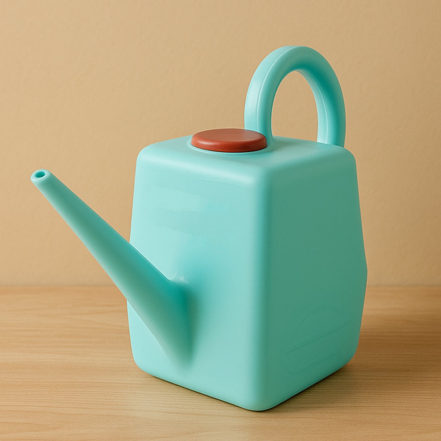 Heavy-duty garden water can featuring a strong long spout for targeted watering