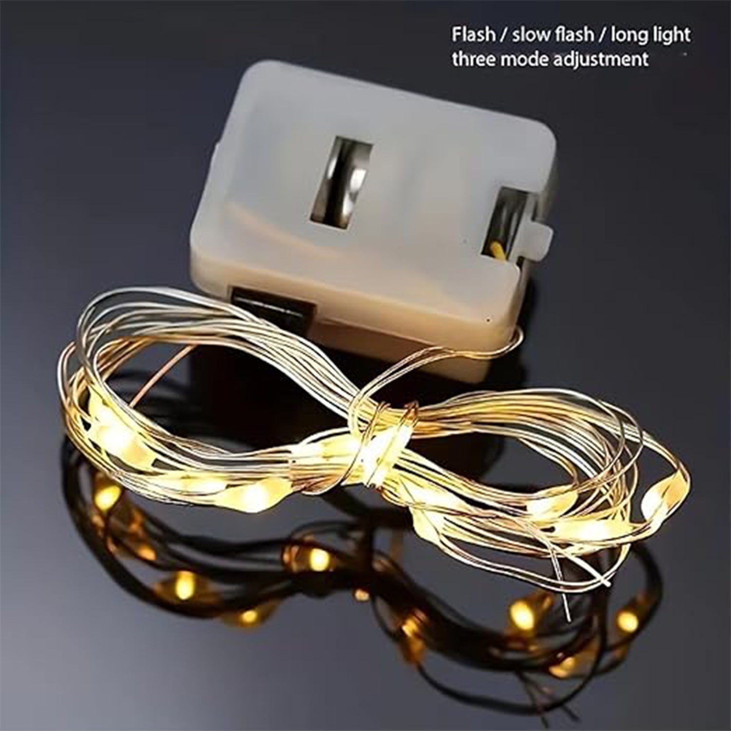 Flexible copper wire LED fairy lights, perfect for party and wedding decor