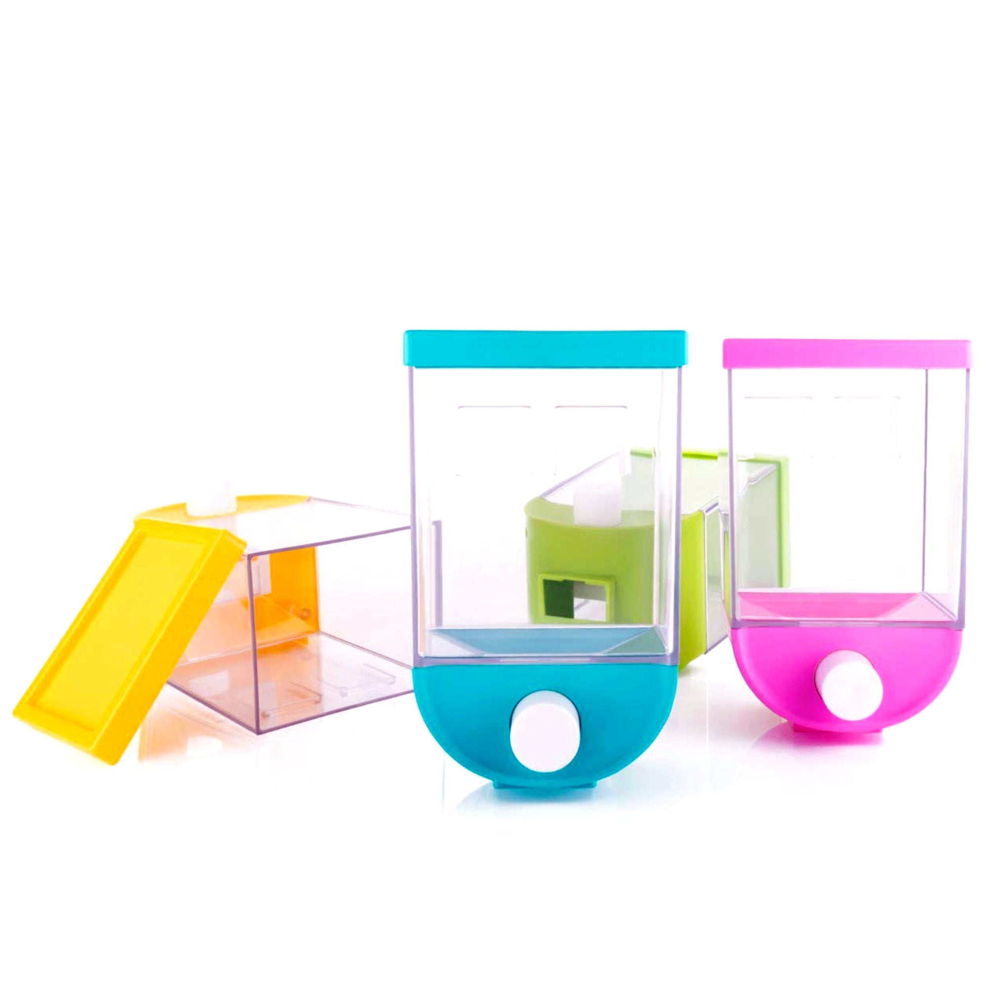 Side view of the space-saving wall-mounted pulse storage box, showcasing its compact design.