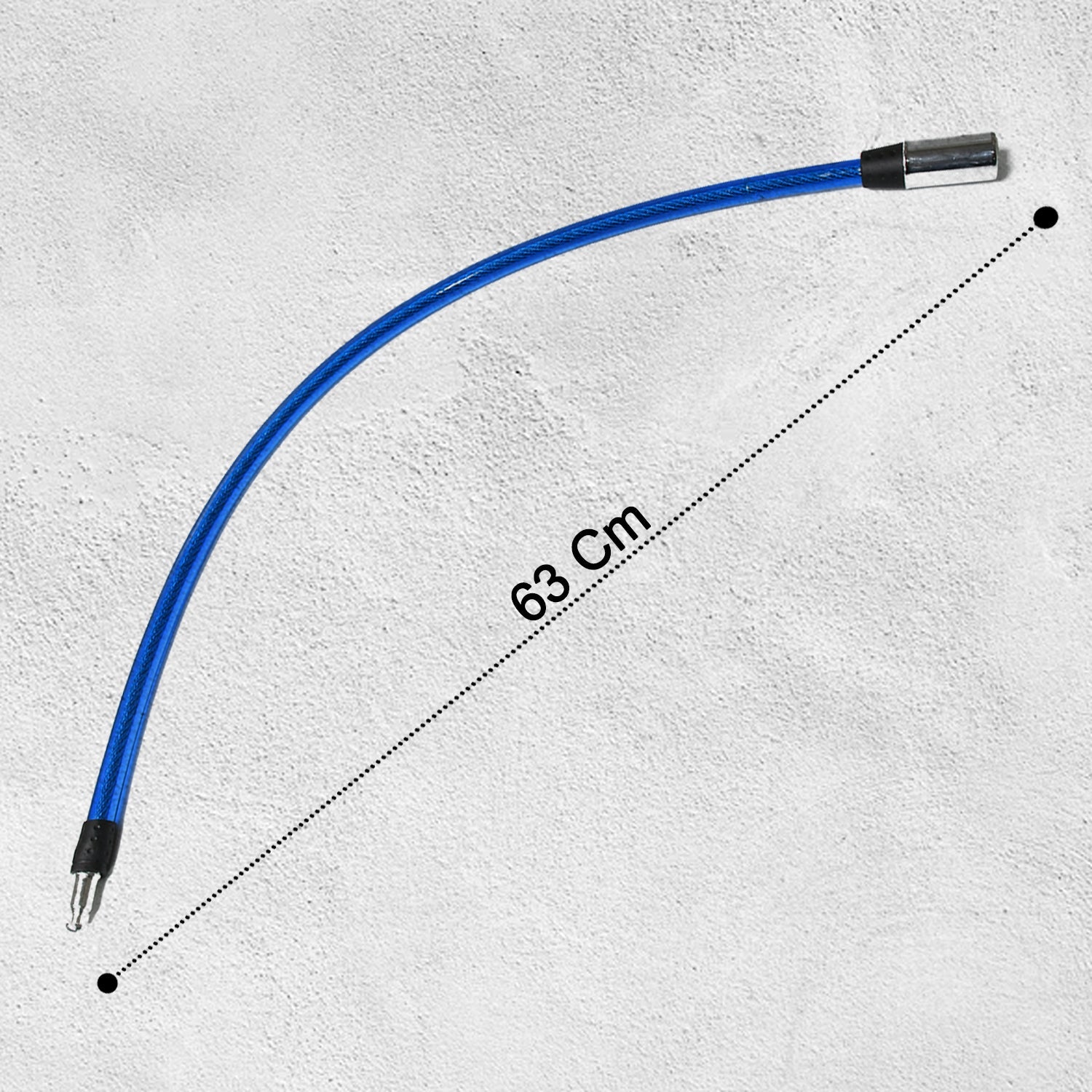 A compact Safelix Multi-Purpose Cable Lock shown ready for travel.