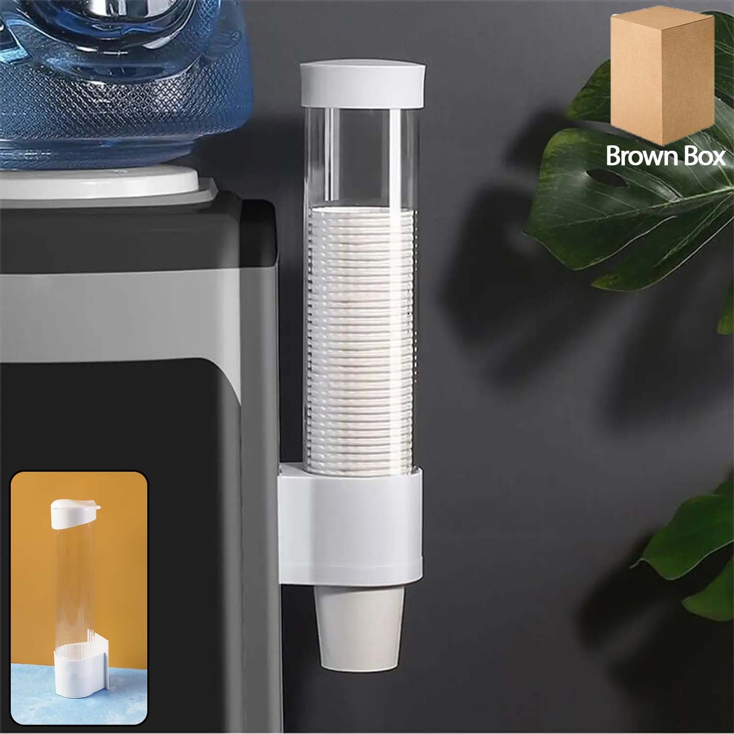 Automatic paper cup dispenser for hygienic office use