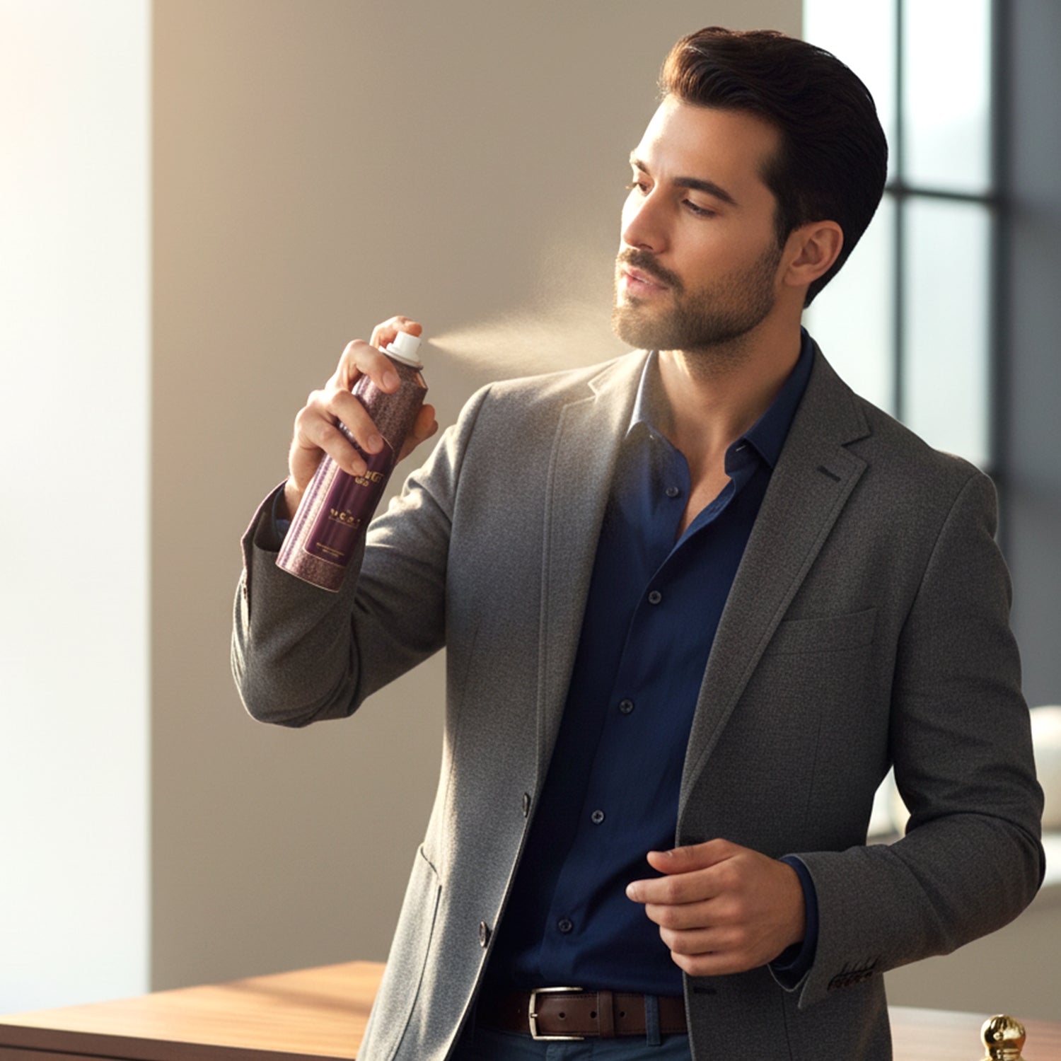 Long-lasting Velvet Oud fragrance body spray with premium scent