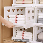 Detailed view of the hollow design panels for ventilation in the storage cart.
