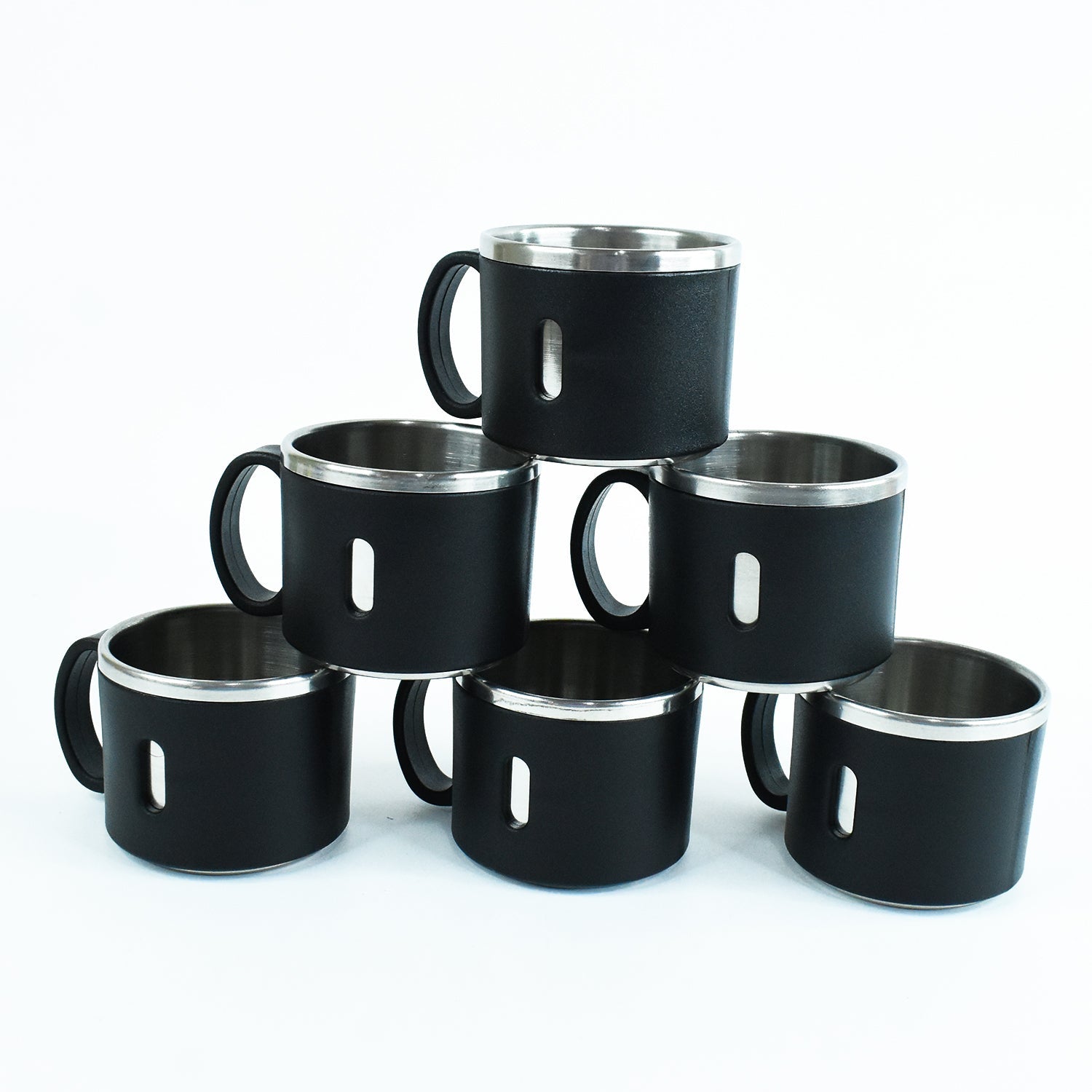 Durable stainless steel mug suitable for tea and coffee servings