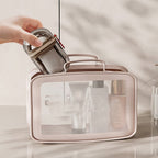 Durable plastic soap holder with a tight-fitting lid, preventing leaks during any journey.