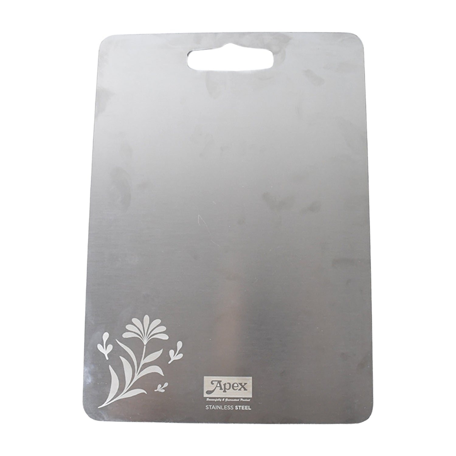 Apex hygienic stainless steel chopping board ideal for vegetables and meat