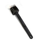 Side profile of the silicone toilet brush and holder, showing its sleek and minimalist aesthetic.