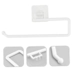 Multipurpose wall mounted paper towel stand with cleaning wipes