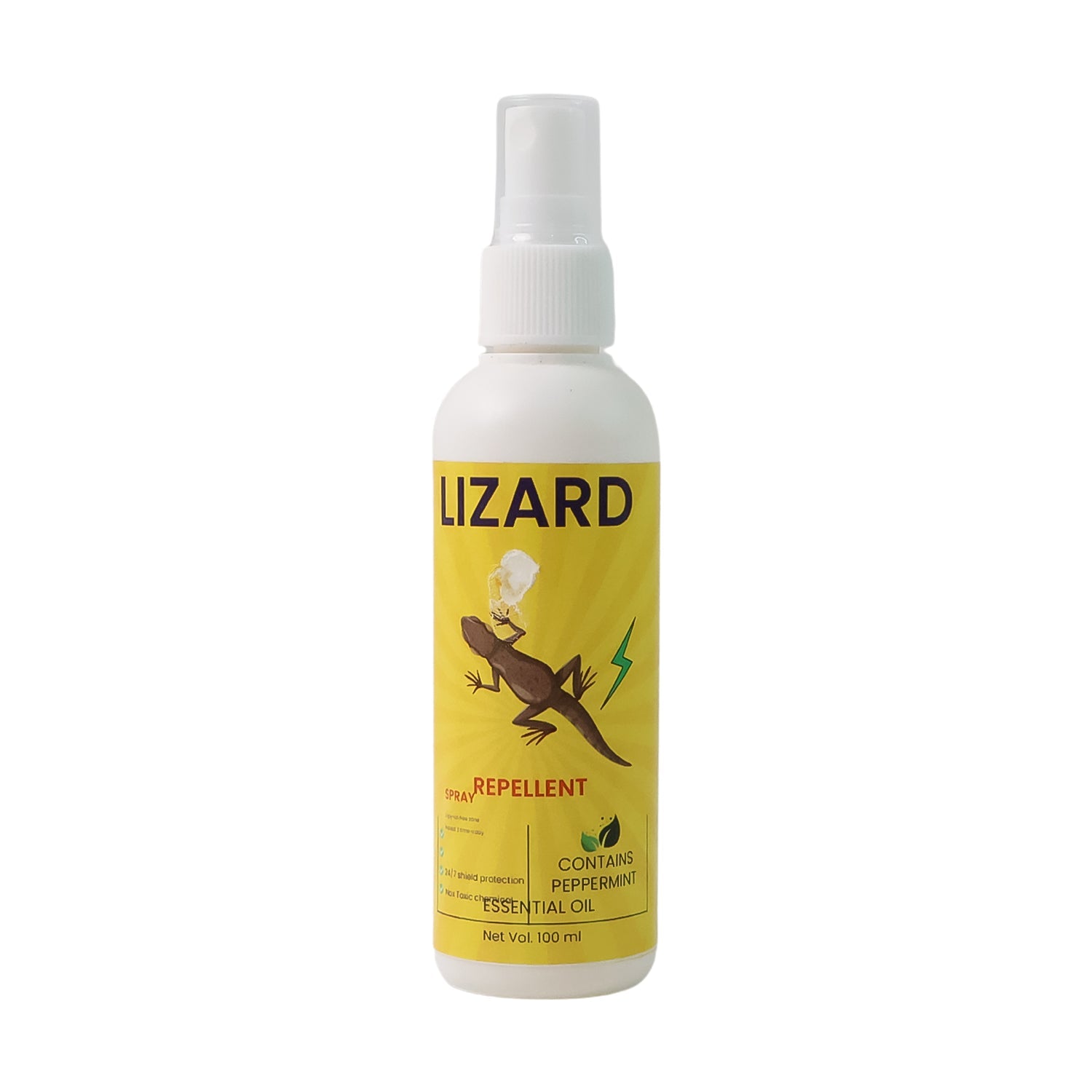 Herbal natural home spray to repel lizards safely in kitchens and walls
