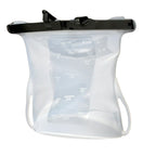 Dishwasher safe silicone storage bag, highlighting easy cleaning and maintenance.