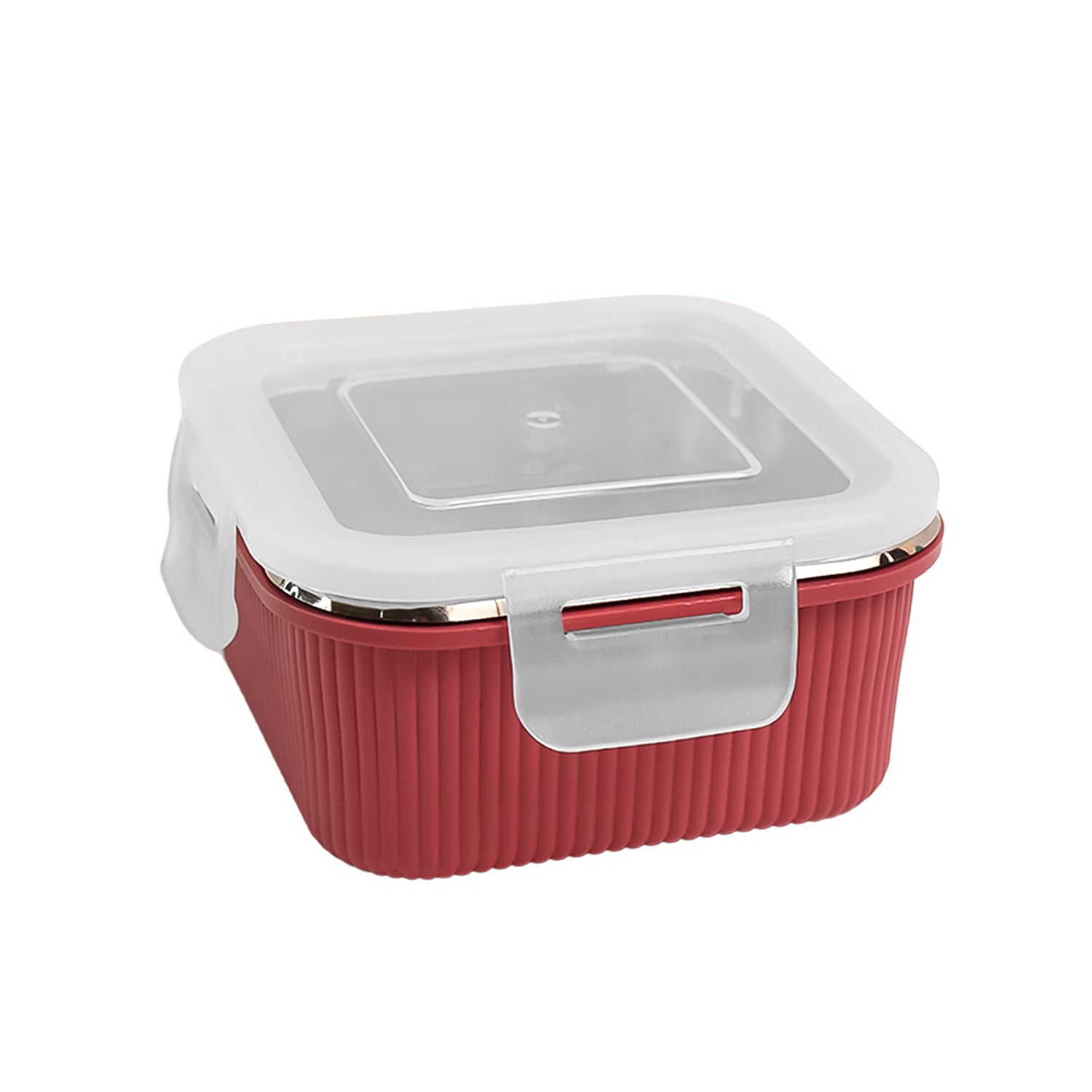 Textured grip base of Apex Victor stainless steel food container