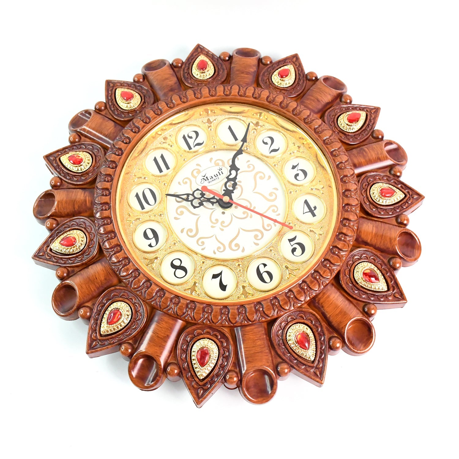 Glint wall clock with shining modern finish for contemporary interiors
