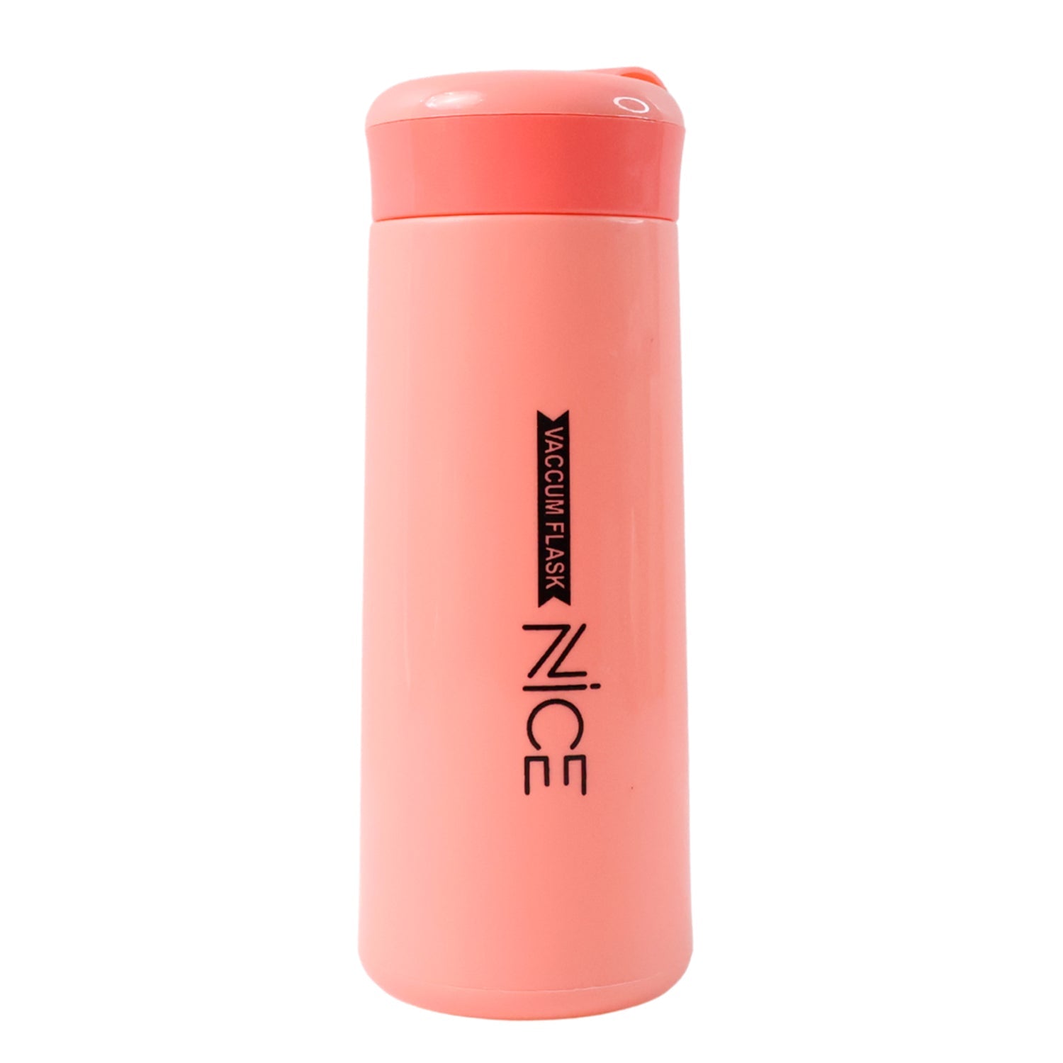 Reusable pink plastic water bottle for eco-friendly hydration