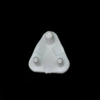 A secure baby socket cover in an electrical outlet, providing peace of mind for parents.
