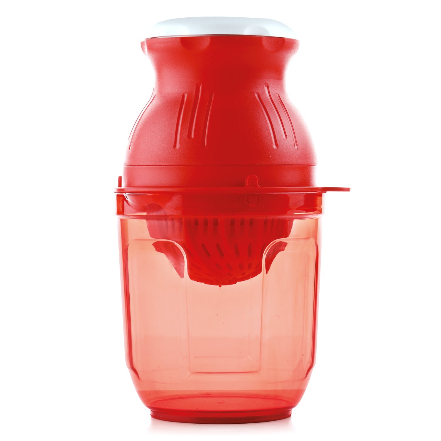 Juicer for fruits and vegetables with clear container