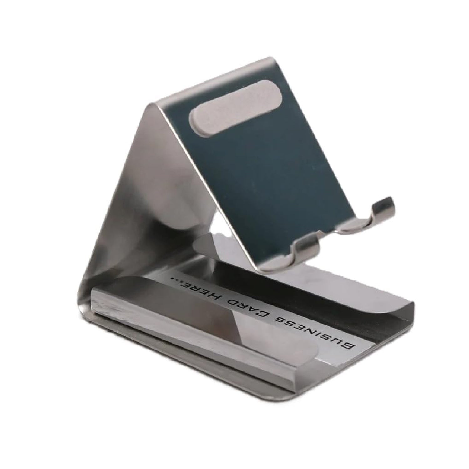 Durable metal mobile phone holder stand for desktop use