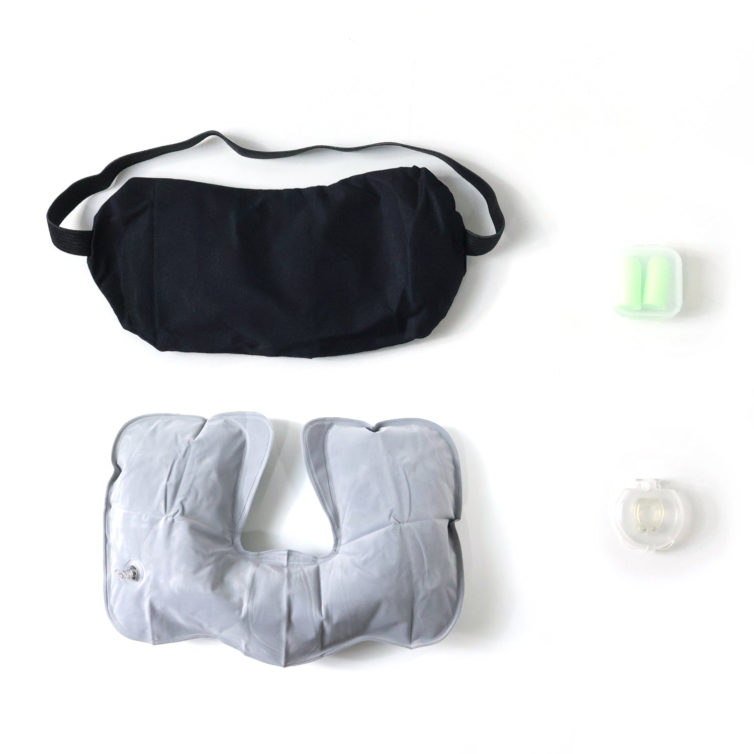 Travel comfort sleep kit used during airline travel