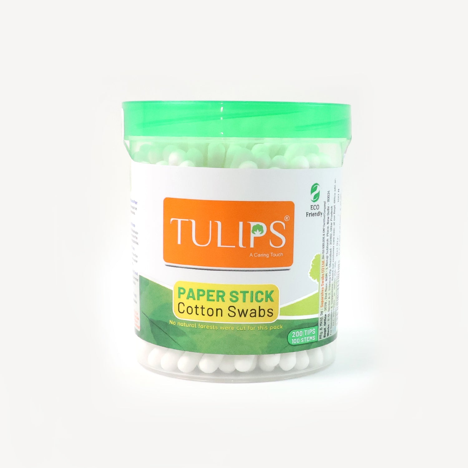 Dual-tipped cotton buds demonstrating use for makeup and cleaning tasks.