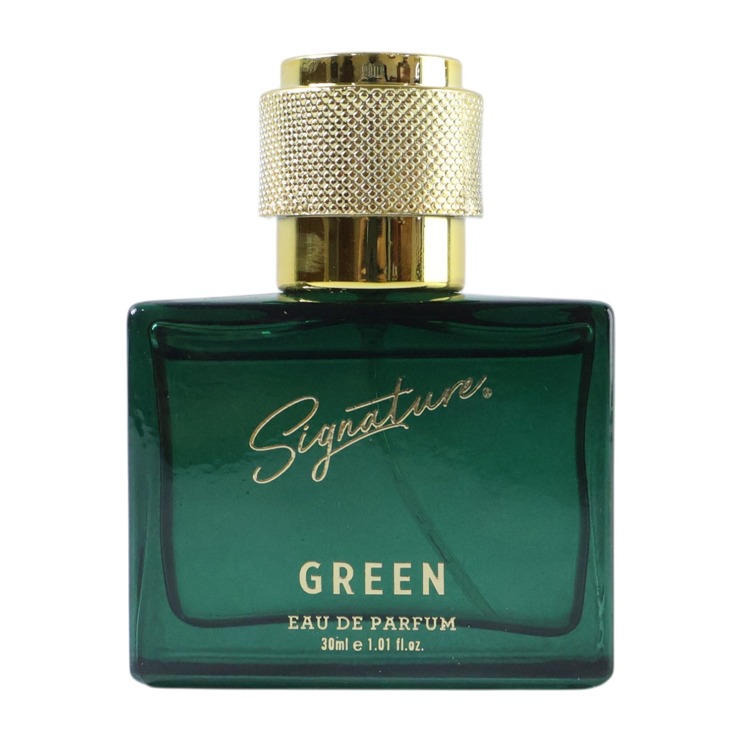 Signature premium green scent perfume spray with compact size