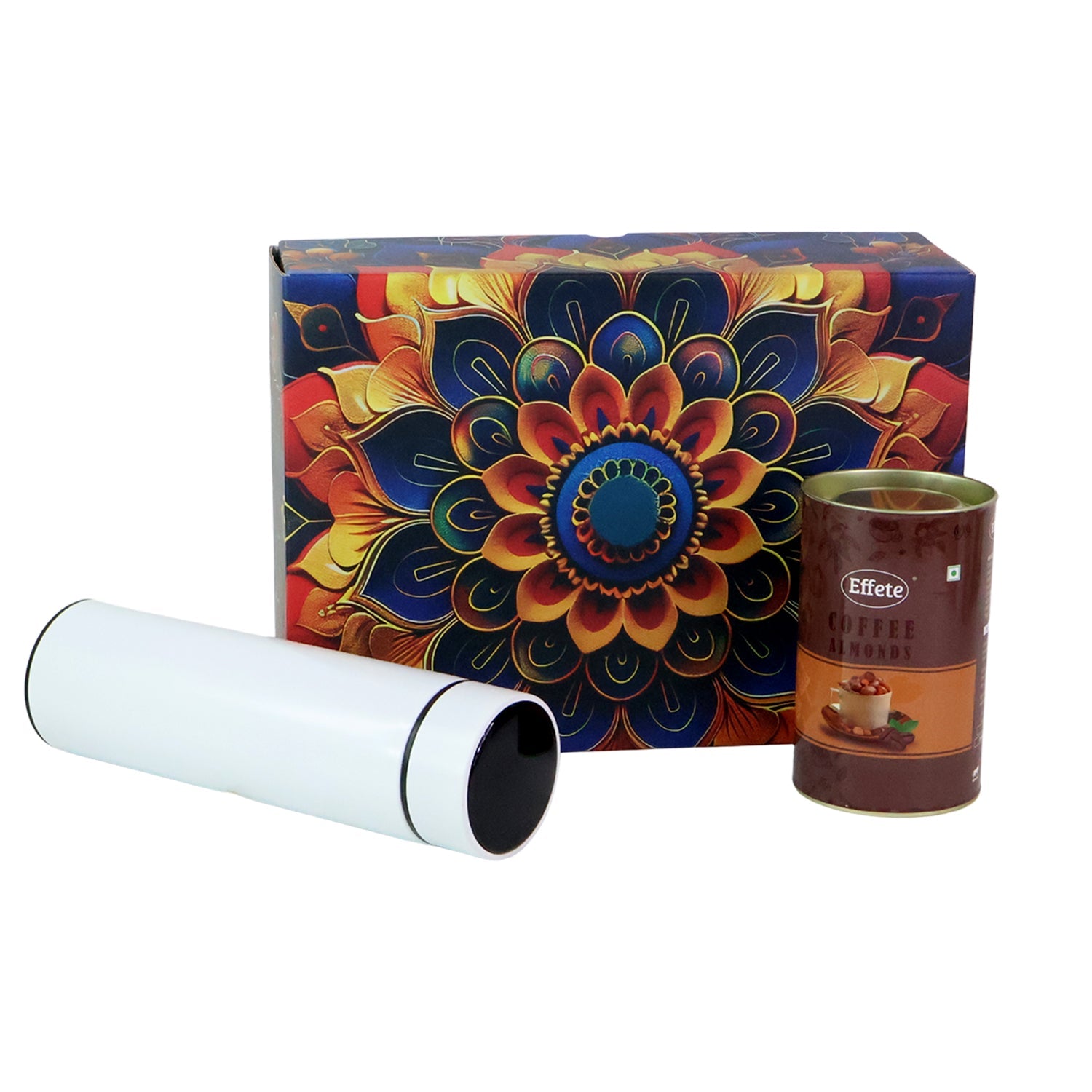 Corporate gifting coffee almonds gift box featuring stylish packaging