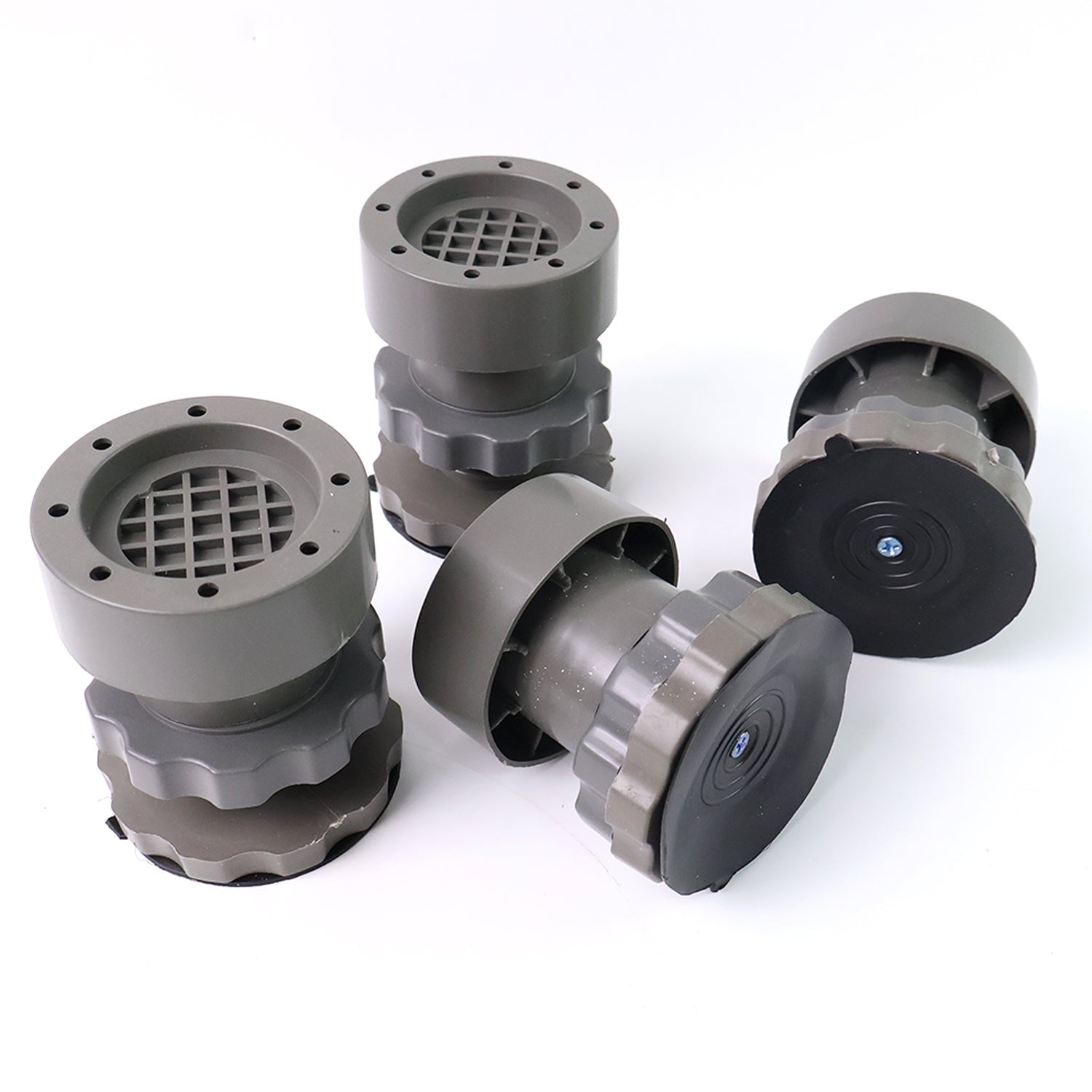 Vibe guard adjustable anti-vibration pads stabilizing washing machine operation