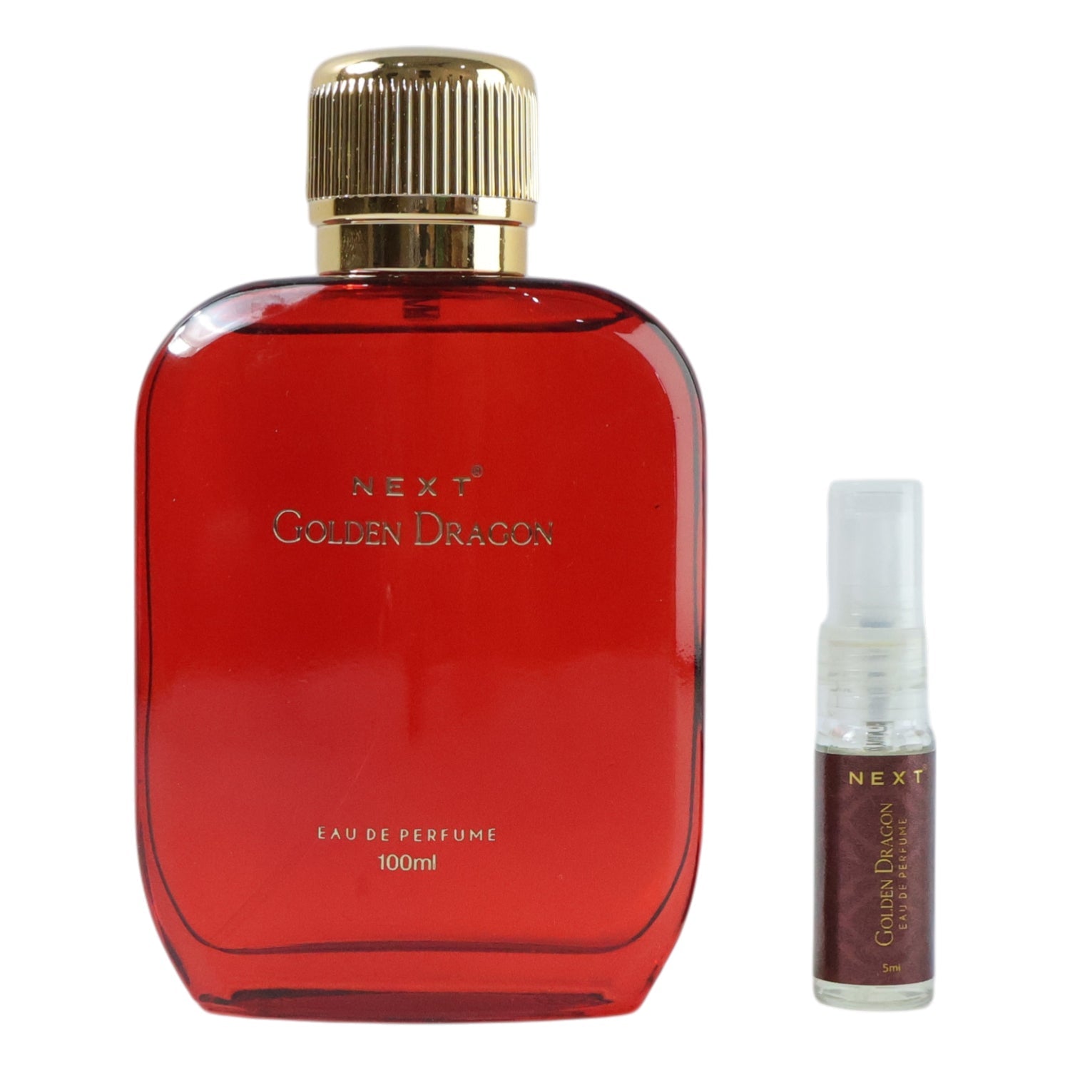 Golden Dragon perfume packaging and elegant presentation