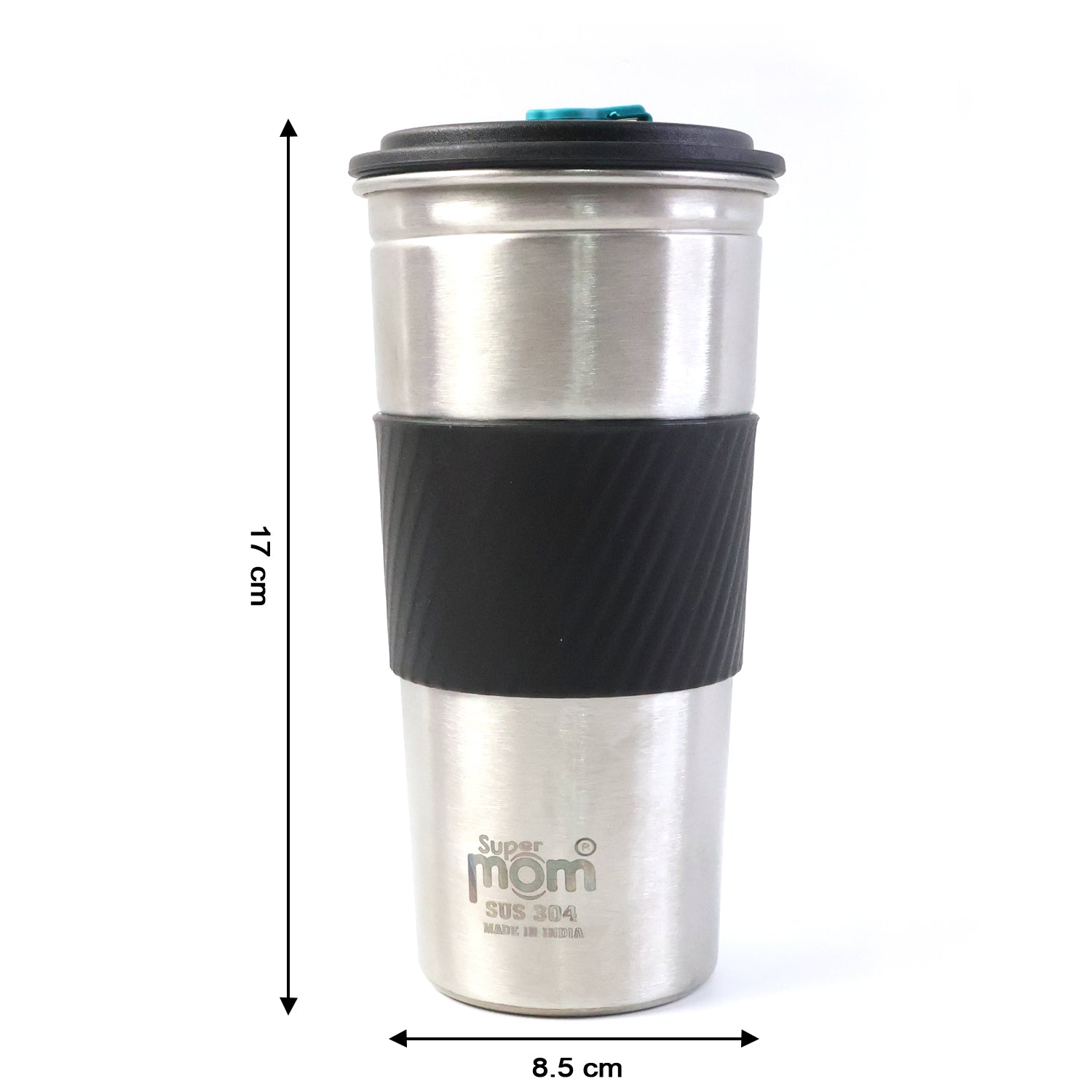 Portable stainless steel tumbler ideal for travel and outdoor activities