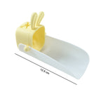 Bathroom tap extender for kids with splash-free water flow