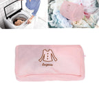 A full view of the premium lingerie wash bag, ready for use.