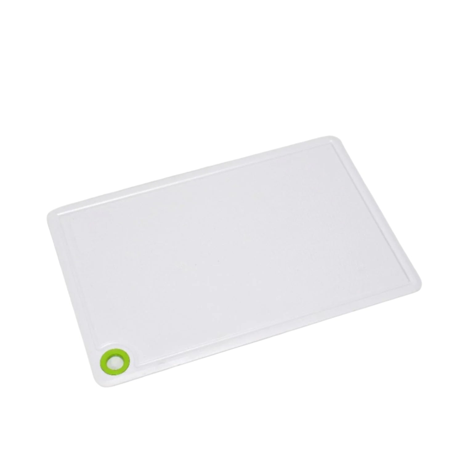 Colorful and practical plastic chopping board, perfect for daily kitchen tasks.