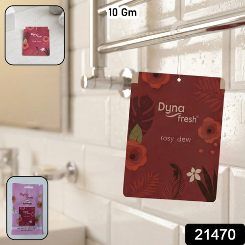 Rosy dew fragrance gel air freshener for small spaces