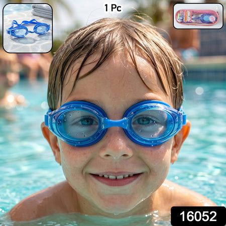 Kids Durable Swimming Goggles With Soft Cushion Seal And Adjustable Head Strap   1 Pc
