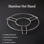 Stainless steel cooker stand offering durable and reliable pot support