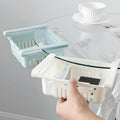 113 Adjustable Fridge Storage Basket Fridge Racks Tray Sliding Storage Racks (4 Pc Set)