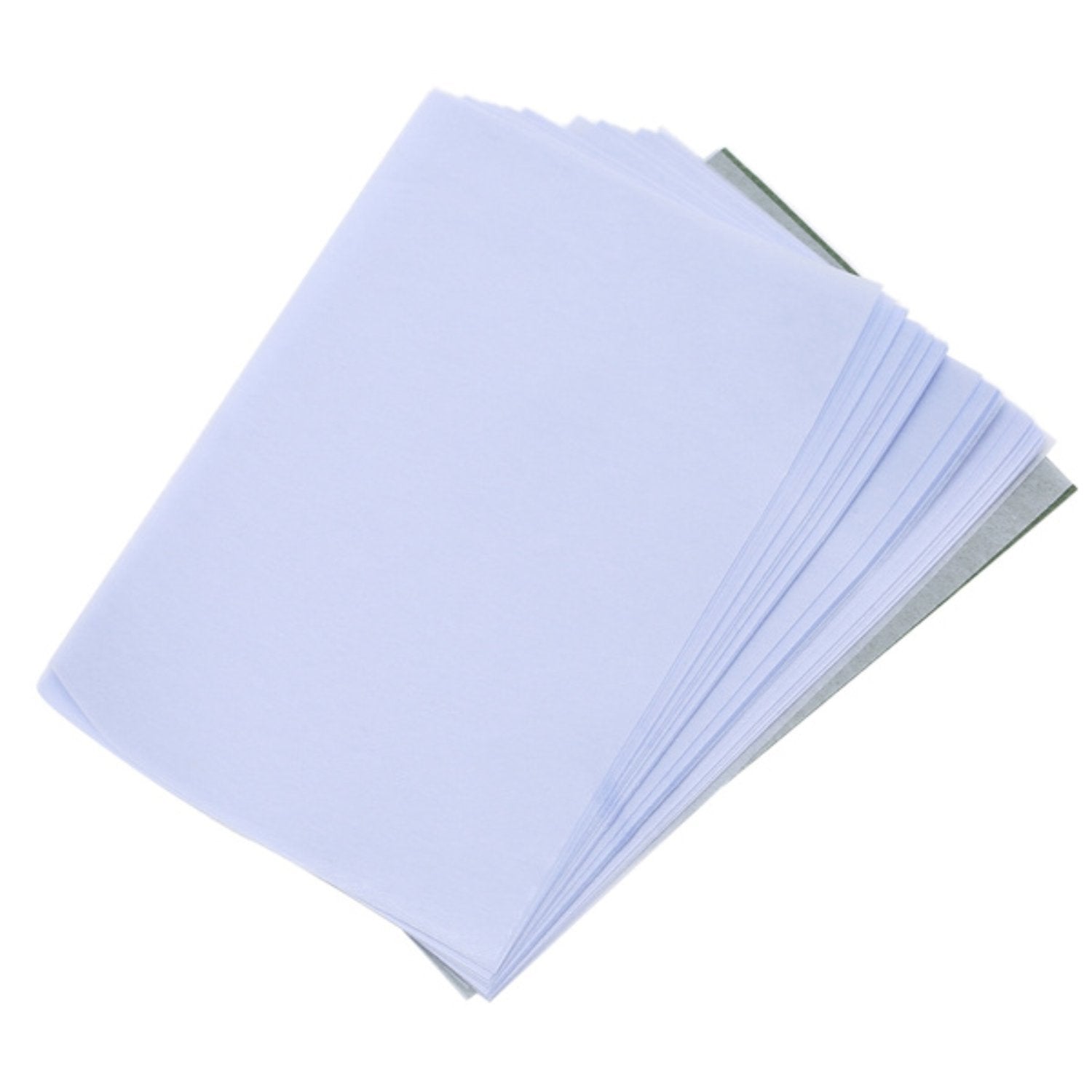 Hand holding a sheet of oil-absorbing cooking paper over fried snacks.