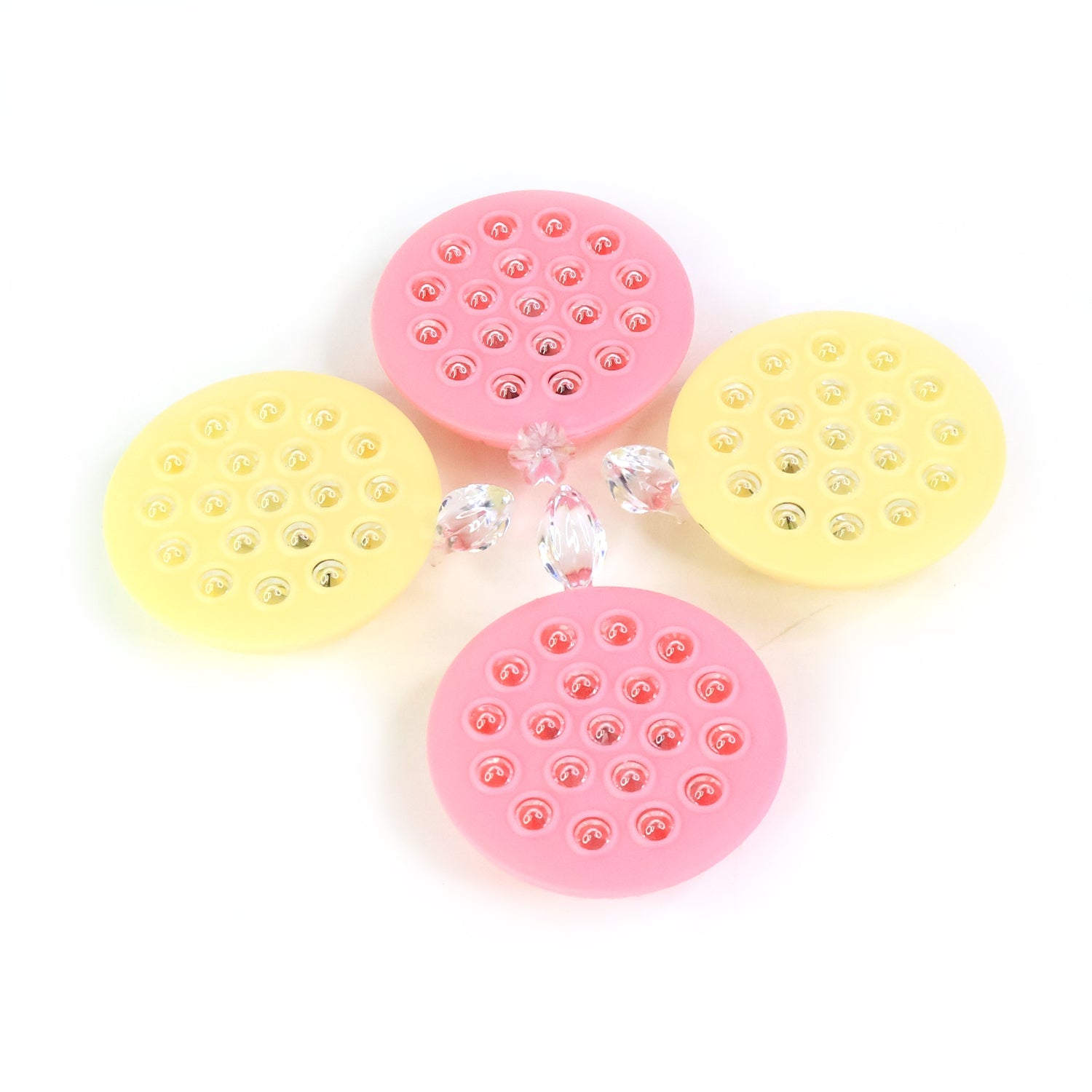 Decorative lotus canopy LED lamps in assorted colors for weddings and temple decoration