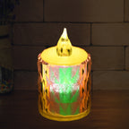 24 Pc Flameless And Smokeless Decorative Melting Candles Led Tea Light Candle Flickering Electronic Candle