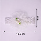 Cute Soft Elastic Floral Baby Headband Stylish Stretchable Hair Band (1 Pc)