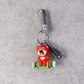 Mix Design Cartoon Nail Cutter Keychain With Mini Nail Clipper (1 Pc)