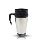 Robust insulated coffee cup designed for daily use.