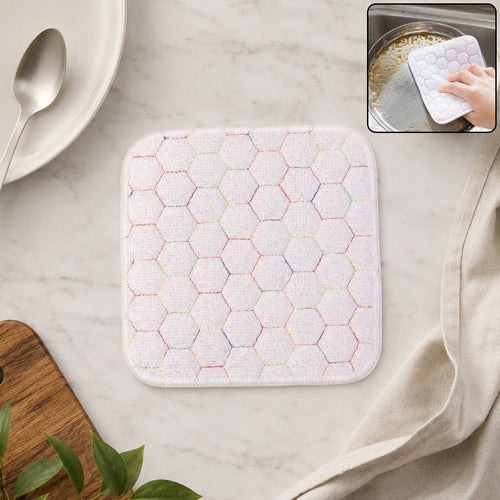 Heavy-duty dish washing scrub pad for kitchen cleaning
